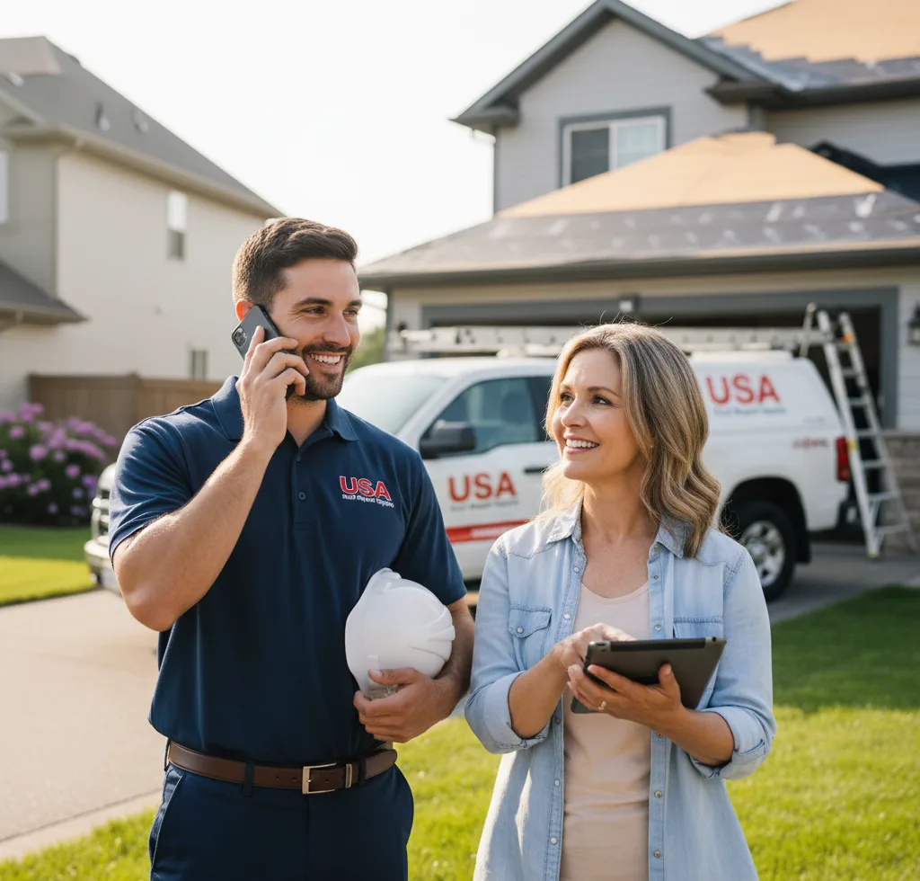 USA Roof Repair Experts customer support in Wadesville